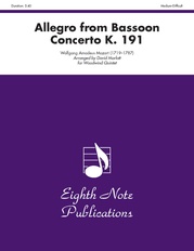 Allegro (from Bassoon Concerto, K. 191)