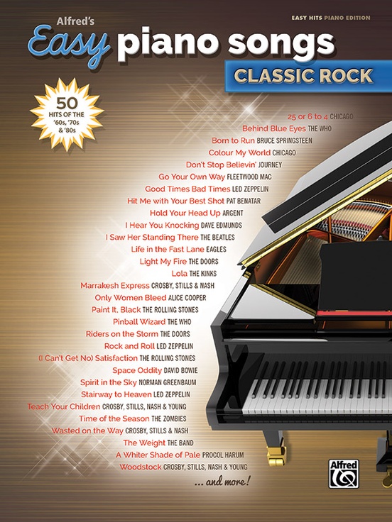 Lagu Piano Mudah Alfreds: Rock KlasikLagu Piano Mudah Alfreds: Rock Klasik  