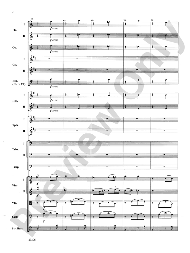 Symphony No. 7 (2nd Movement): Score