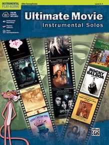 Hit Movie & TV Instrumental Solos for Alto Sax Saxophone Sheet Music Book/CD 