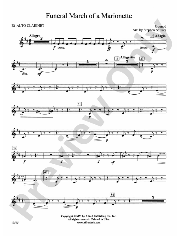 Funeral March of a Eflat Alto Eflat Alto