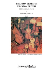 Chansons de Matin, de Nuit, Op. 15 for Violin and Piano