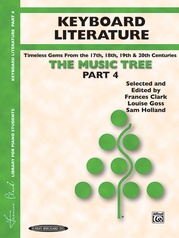piano literature book 3 The Music Tree: Keyboard Literature, Part 4