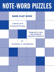 Note-Word Puzzles: Bass Clef Crossword Puzzles | Sheet Music
