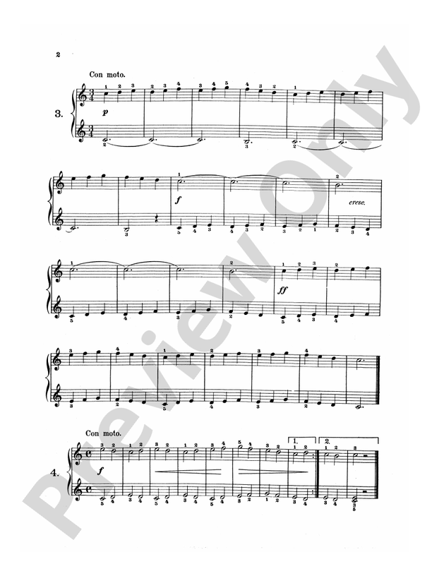 Gurlitt First Lessons Op 117 No 4 Part Digital Sheet Music Download