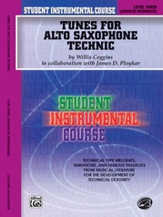 Student Instrumental Course: Tunes for Alto Saxophone Technic, Level III