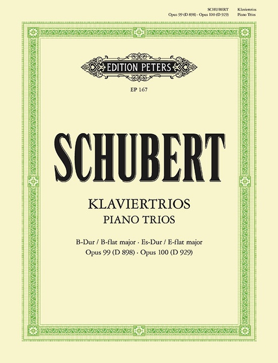 Piano Trios Nos. 1 And 2: Piano Trios: Franz Schubert | Sheet Music