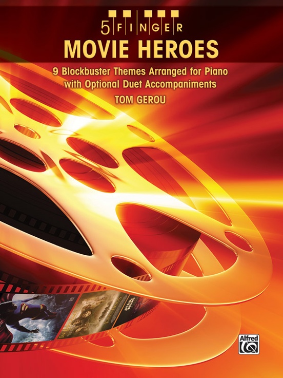 5 Finger Movie Heroes Piano Book