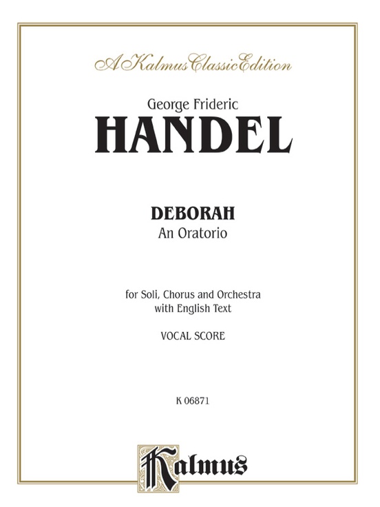 Deborah (1733), An Oratorio