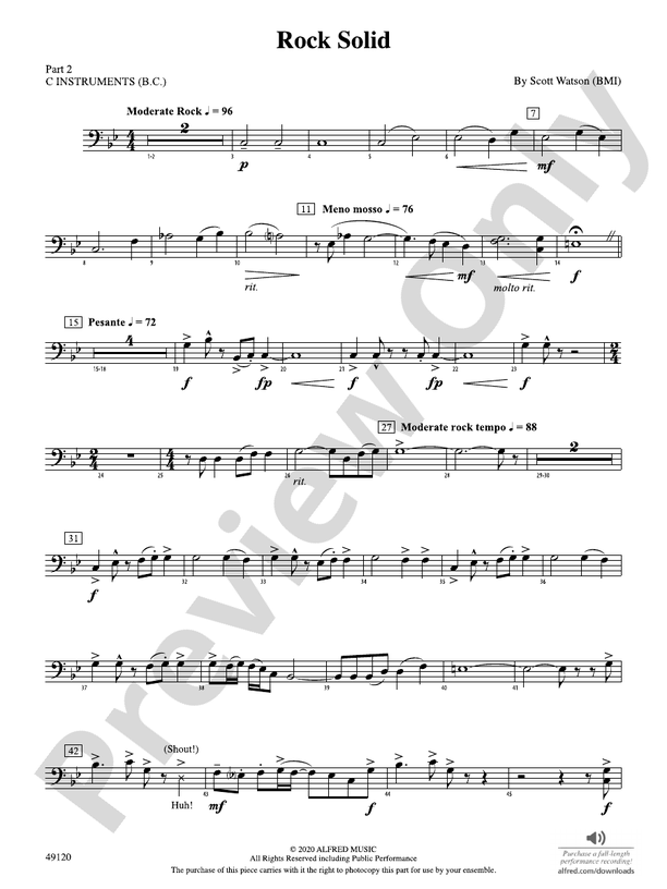 Rock Solid: Part 2 - C Instruments (B.C.)