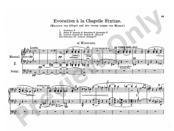 Liszt: Organ Works, Volume I: 2. Evocation à la Chapelle Sixtine