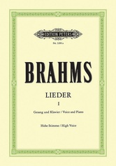 SCHUBERT/ LIEDER Ⅰ  (中声用) PETER'S Songs (High Voice) (Sheet) (Edition Peters, 1): Schubert