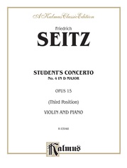 Seitz: Student's Concerto No. 4 in D Major, Op. 15