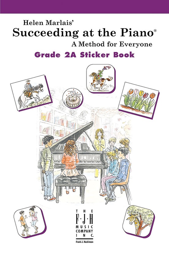 Succeeding at the Piano,  Sticker Book - Grade 2A