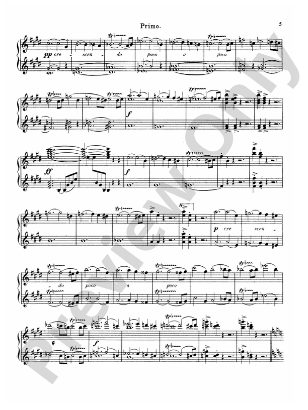 RimskyKorsakov Scheherazade (Suite Symphonique, Op. 35) Piano Duet