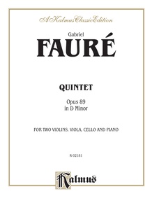 Quintet in D Minor, Opus 89