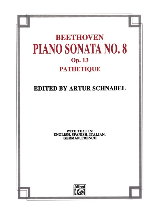 Sonata No. 8 in C Minor, Opus 13 ("Pathetique")