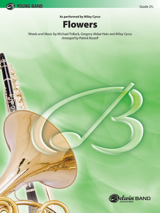 Flowers: Concert Band Conductor Score & Parts: Michael Pollack