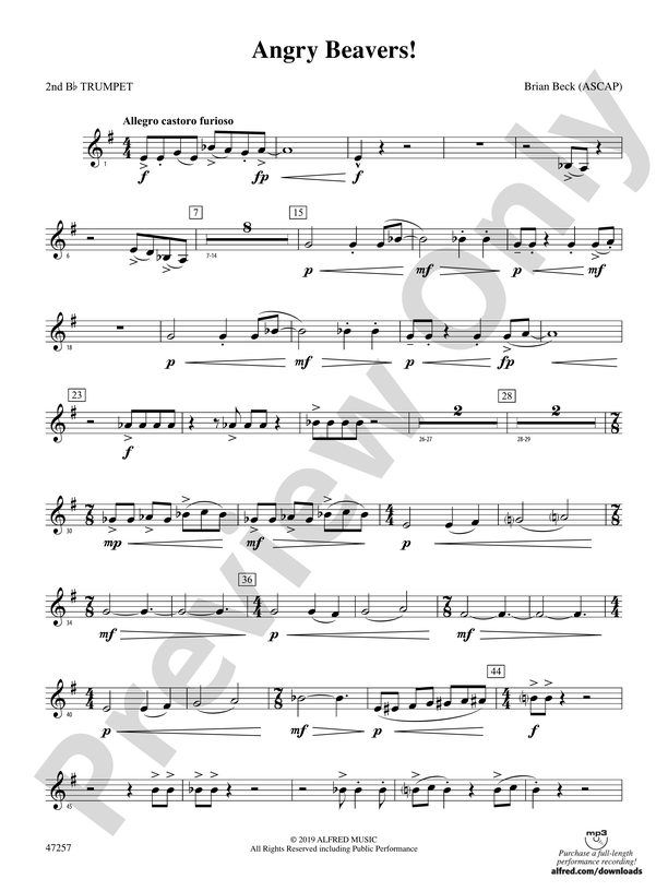 100 Bad Days by AJR for Trumpet. Sheet music for Trumpet in b-flat