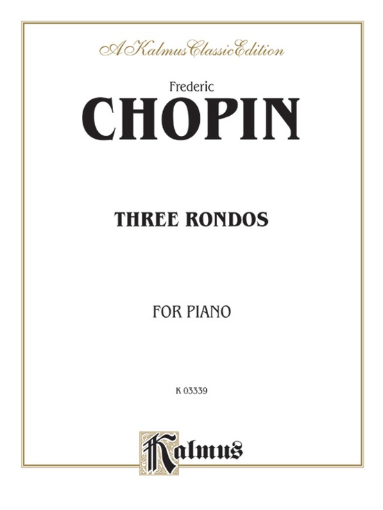 Chopin: Rondos (Ed. Franz Liszt): Rondo, Op. 1 Part - Digital Sheet ...