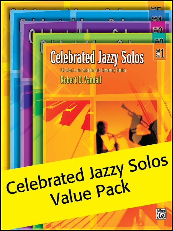Celebrated Jazzy Solos 1-5 (Value Pack)