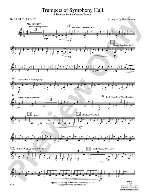 Trumpets of Symphony Hall Bflat Bass Bflat Bass