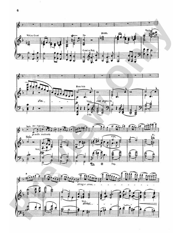 Strauss Violin Concerto, Op. 8 Violin Concerto, Op. 8 (Piano) Part