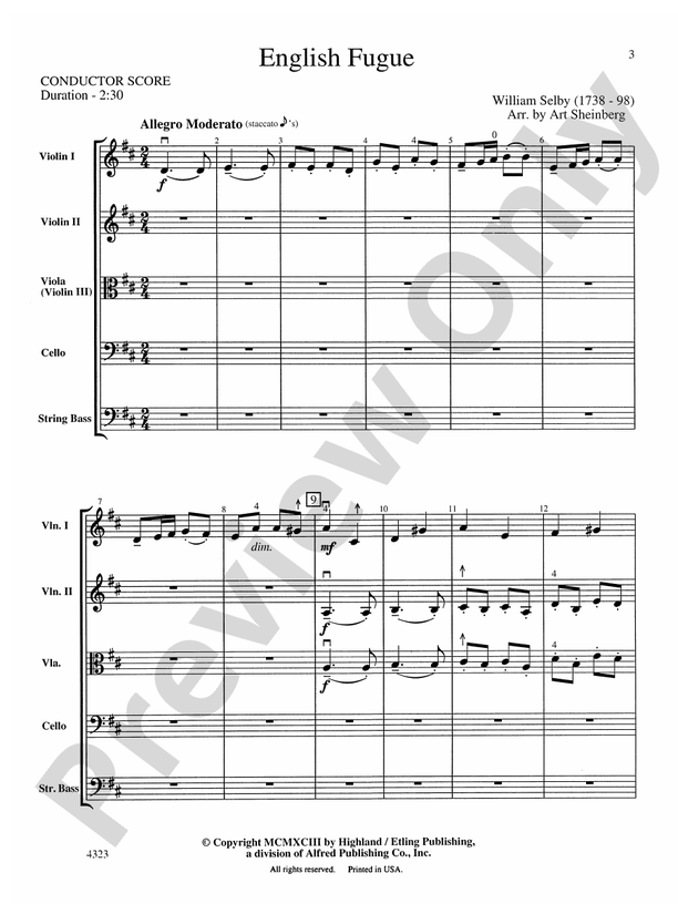 English Fugue