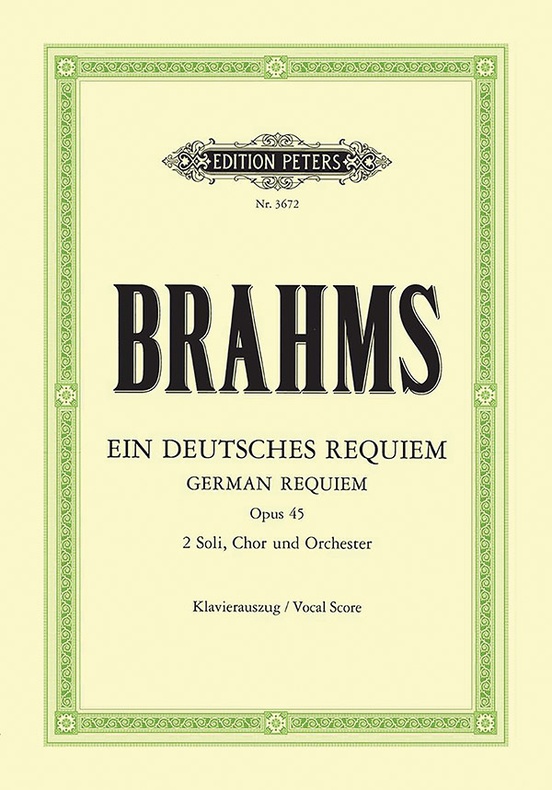 Brahms: Ein deutsches Requiem (A German Requiem) — álbum de