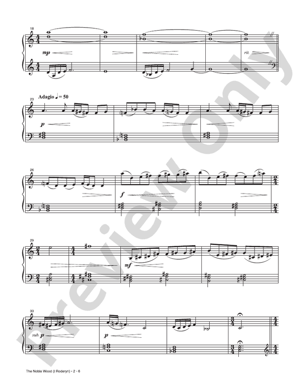 The Noble Wood (I Roderyn) (from "The Hobbit")