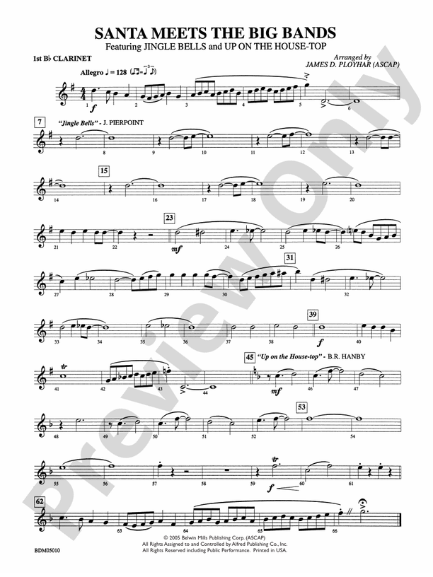 Santa Meets the Big Bands 1st Bflat 1st Bflat