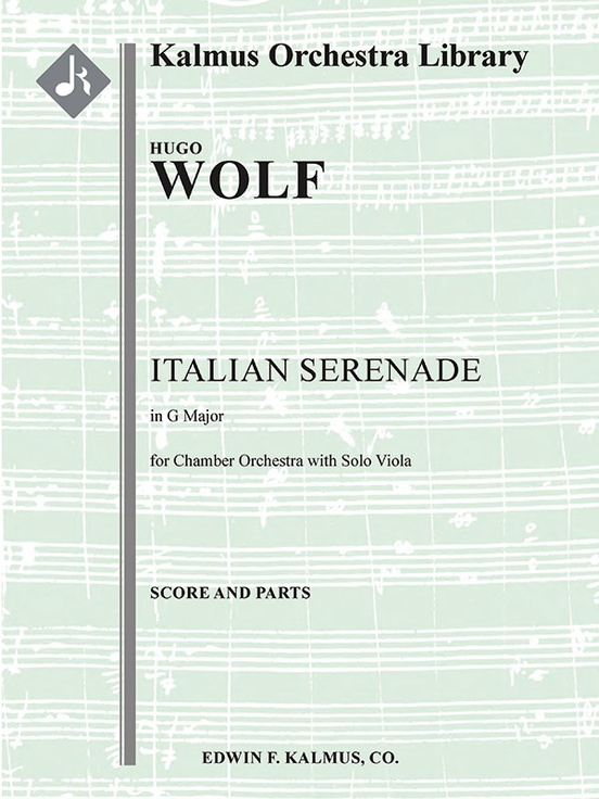 Italian Italianische Serenade Full Orchestra Solo Strings with