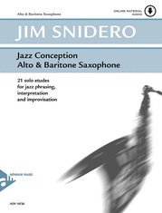 Jim Snidero Easy Jazz Conception Gitarre Guitar Noten mit Play-Along CD 