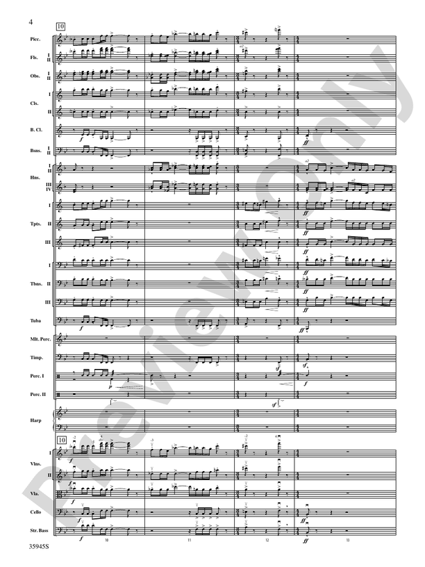 The Sea Hawk: Score: Full Orchestra Score - Digital Sheet