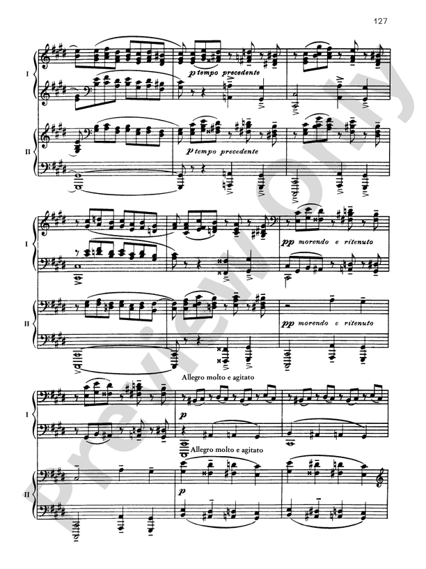 Prelude in C-Sharp Minor - Piano Duo (2 Pianos, 4 Hands)