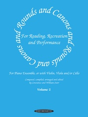 Rounds and Canons for Reading, Recreation and Performance, Piano Ensemble, Volume 2