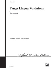 Pange Lingua Variations