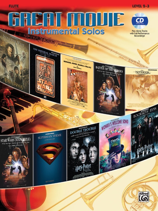 Alexander Graham Bell flota Típicamente Great Movie Instrumental Solos: Flute Book & CD | Alfred Music