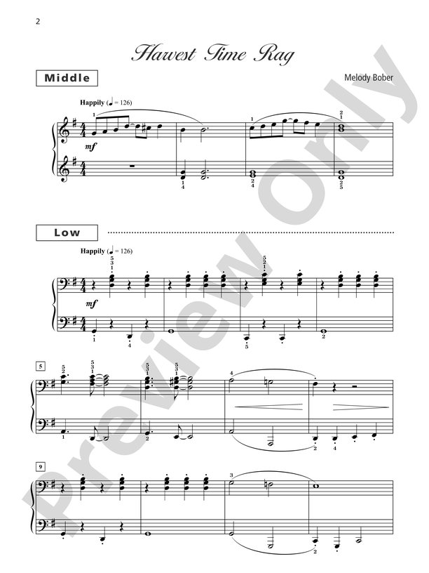 Grand Trios for Piano, Book 4: 4 Early Intermediate Pieces for One Piano, Six Hands