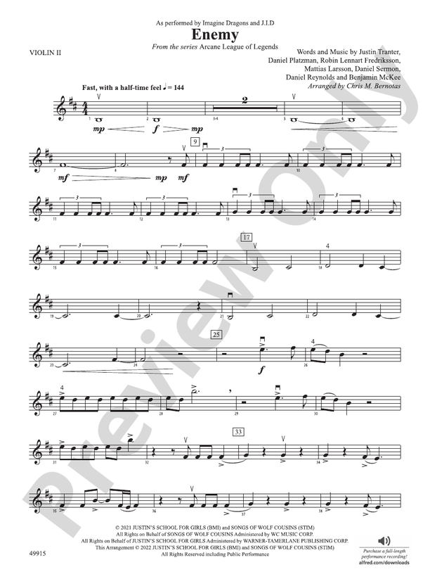 Enemy: 2nd Violin