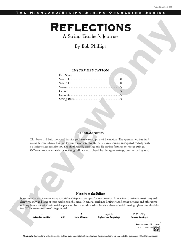Reflections - Download Sheet Music PDF file