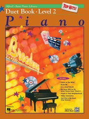 Alfred's Basic Piano Library: Top Hits! Duet Book 2