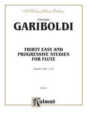 Thirty Easy and Progressive Studies, Volume I (Nos. 1-15)