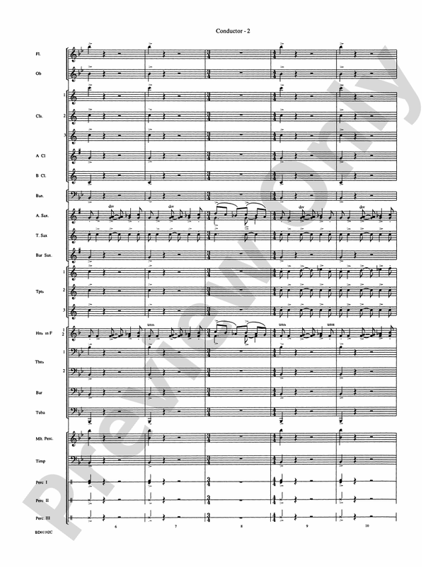 Into the Storm Concert Band Conductor Score & Parts Robert W. Smith Digital Sheet Music Download