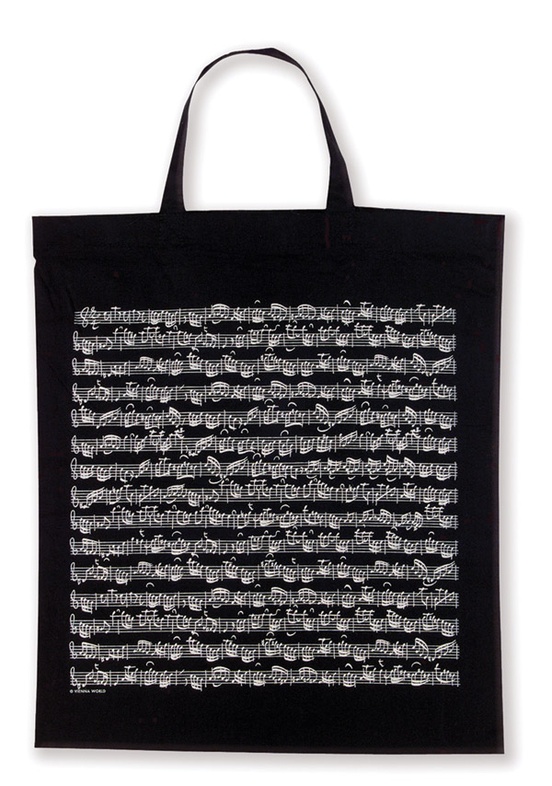 Tote Bag: Sheet Music (Black)