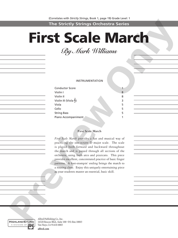 First Scale March