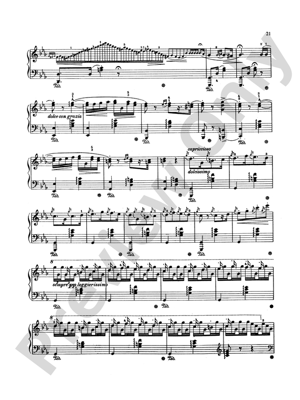 Liszt Hungarian Rhapsodies Nos 1 And 2 Hungarian Rhapsody No 2 Part Digital Sheet Music 5812