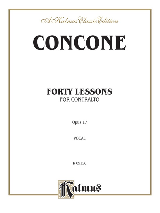Forty Lessons, Opus 17