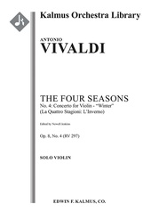 The Four Seasons, No. 4: Concerto for Violin in F minor - Winter (Le Quattro Stagioni: L'Inverno, RV297/F.I: 25)