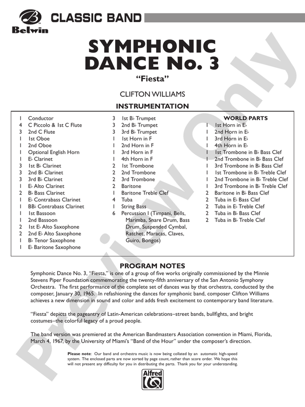 Symphonic Dance No. 3 ("Fiesta")